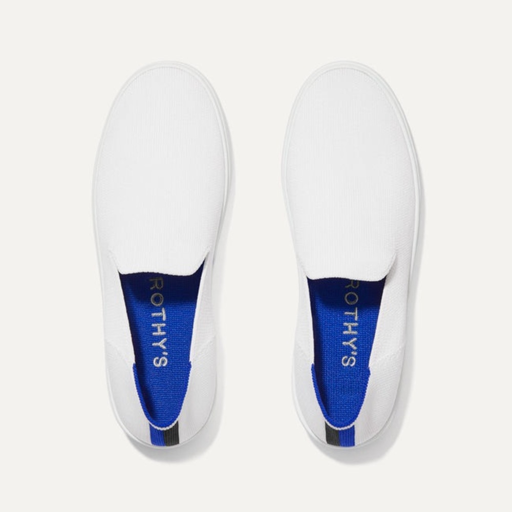 Rothy’s The Original Slip On Sneaker in Bright White